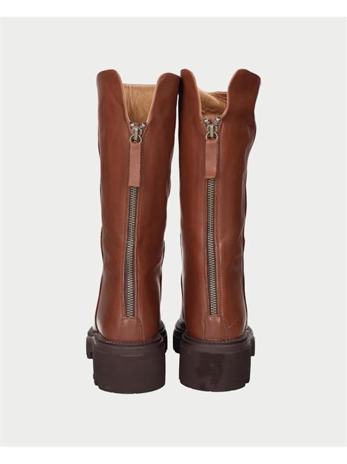 Albano high boots with zip on the back ALBANO | 2704CUOIO