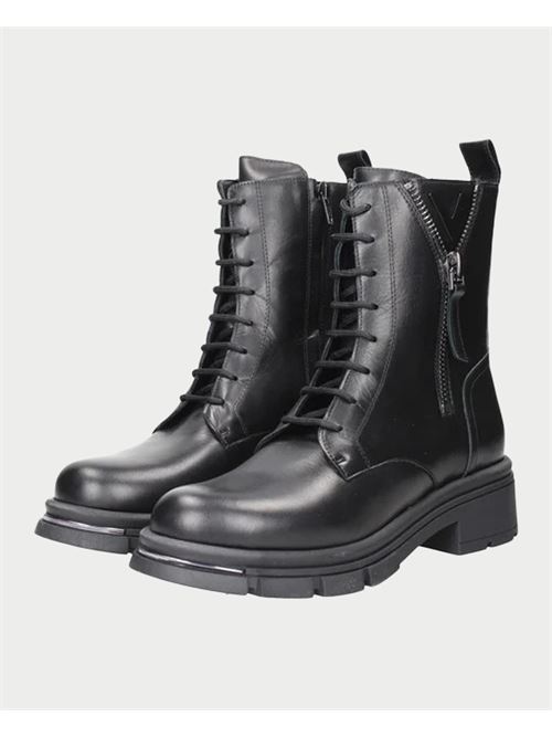 Albano amphibious boots in black calfskin ALBANO | 2785NERO