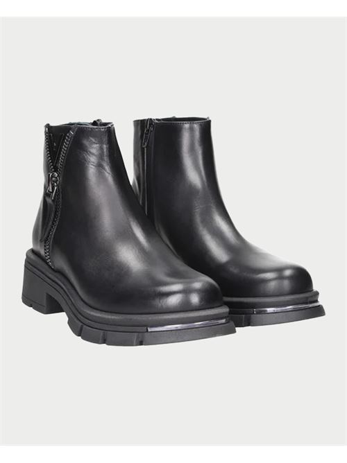 Albano ankle boots in black calfskin ALBANO | 2801NERO