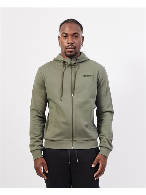 Bikkembergs men's full zip hoodie BIKKEMBERGS | BMF04003001