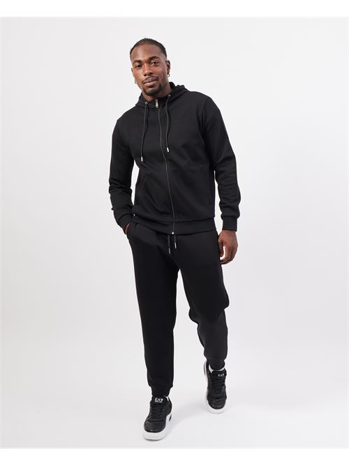 Bikkembergs men's full zip hoodie BIKKEMBERGS | BMF04008000