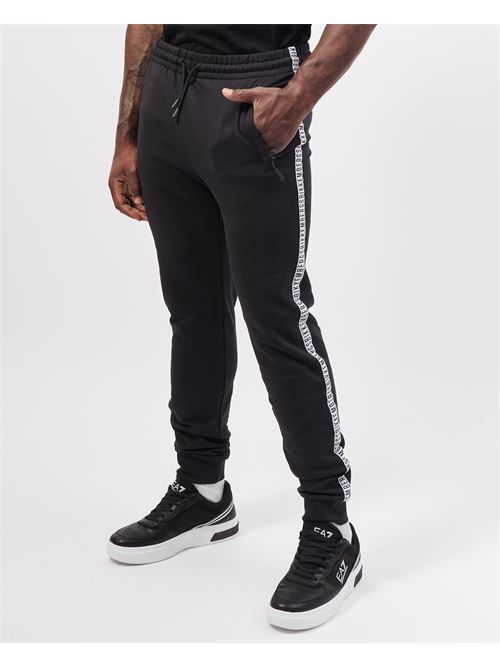 Pantalon de survêtement homme Bikkembergs avec bande logo BIKKEMBERGS | BMF04818003