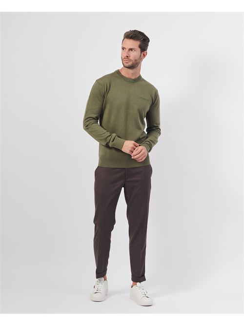 Bikkembergs basic crew neck men's sweater BIKKEMBERGS | BMM03913001