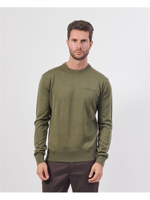 Bikkembergs basic crew neck men's sweater BIKKEMBERGS | BMM03913001