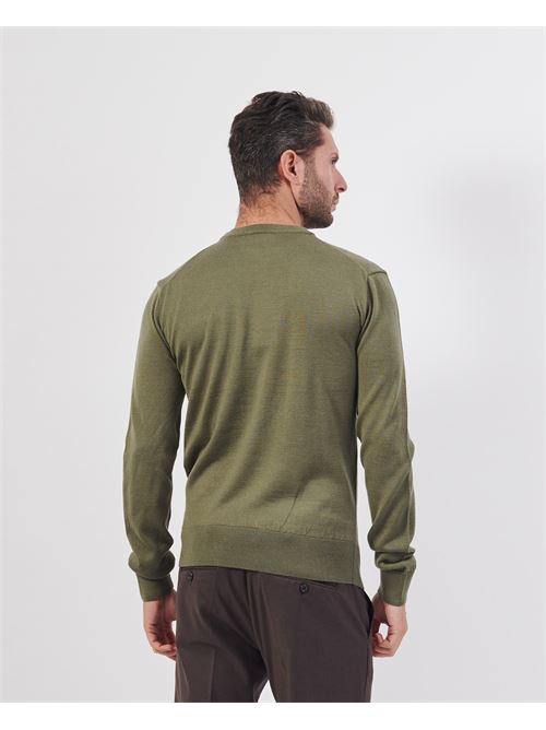 Bikkembergs basic crew neck men's sweater BIKKEMBERGS | BMM03913001