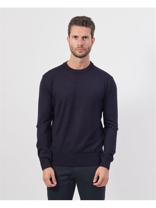 Bikkembergs basic crew neck men's sweater BIKKEMBERGS | BMM03917000