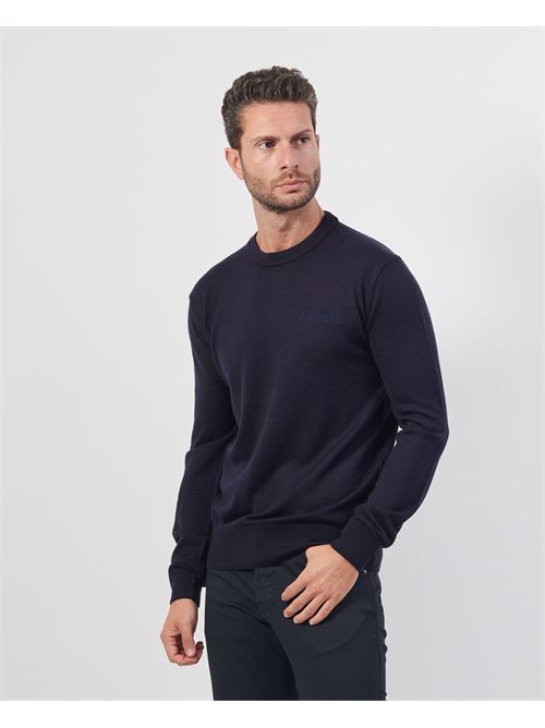 Bikkembergs basic crew neck men's sweater BIKKEMBERGS | BMM03917000