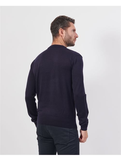 Bikkembergs basic crew neck men's sweater BIKKEMBERGS | BMM03917000