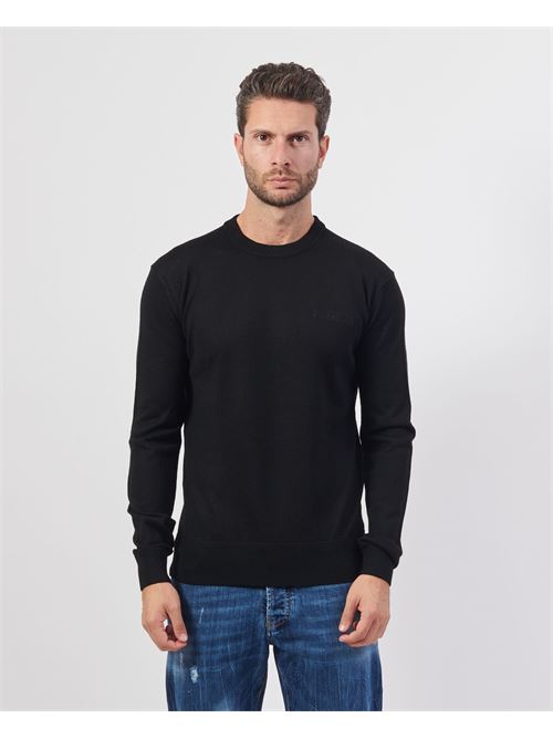 Bikkembergs basic crew neck men's sweater BIKKEMBERGS | BMM03918000