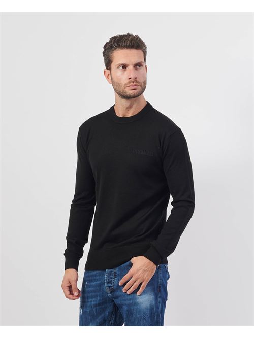 Bikkembergs basic crew neck men's sweater BIKKEMBERGS | BMM03918000