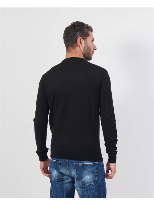 Bikkembergs basic crew neck men's sweater BIKKEMBERGS | BMM03918000