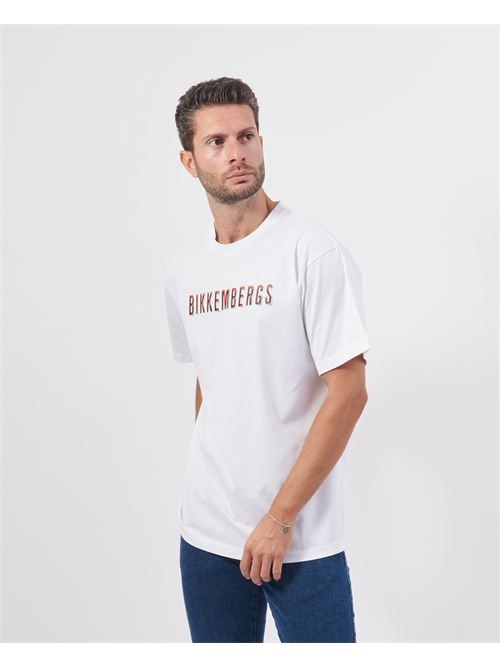 Bikkembergs cotton t-shirt with logo BIKKEMBERGS | BMT05971000