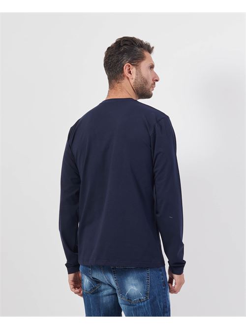 Bikkembergs long-sleeved shirt with logo BIKKEMBERGS | PBMT04167000