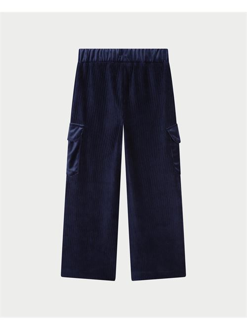 Billieblush Blue Velvet Pants for Girls BILLIEBLUSH | U2044885T