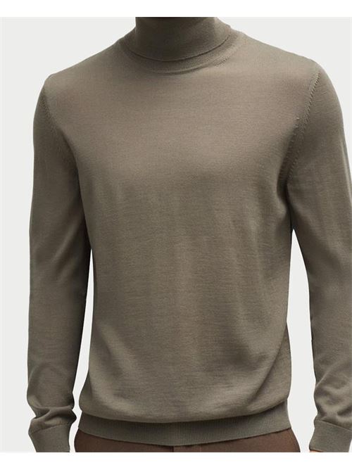 Boss Men's High Neck Wool Sweater BOSS | 50468262376