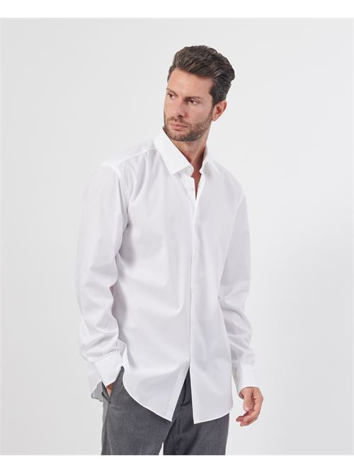 Camicia uomo Boss slim fit in popeline di cotone BOSS | 50469345100