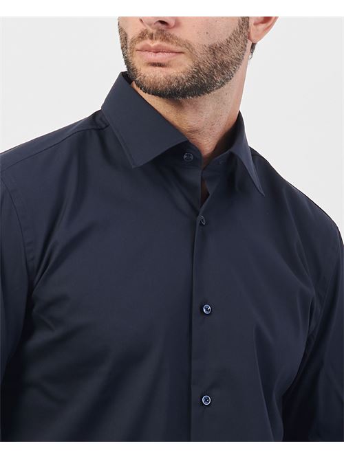 Camicia uomo Boss slim fit in popeline di cotone BOSS | 50469345404