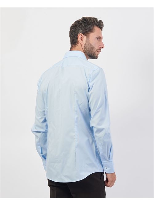 Camicia uomo Boss slim fit in popeline di cotone BOSS | 50469345452