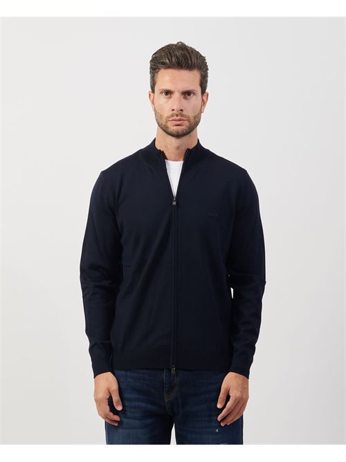 Cardigan homme coupe classique Boss en laine vierge BOSS | 50476347404