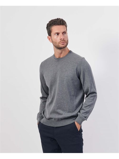 Pull col rond homme Boss en laine avec logo BOSS | 50476364030