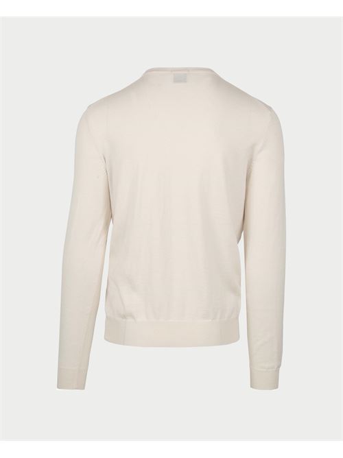 Boss Men's Crewneck Wool Sweater with Logo BOSS | 50476364131