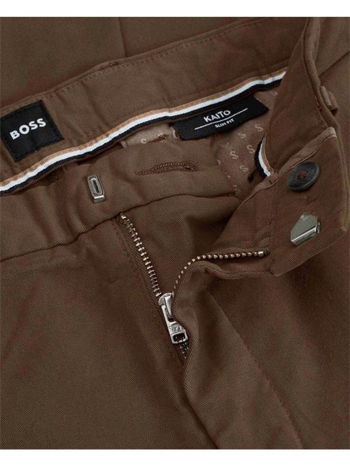 Boss men's slim fit cotton chino trousers BOSS | 50487966361