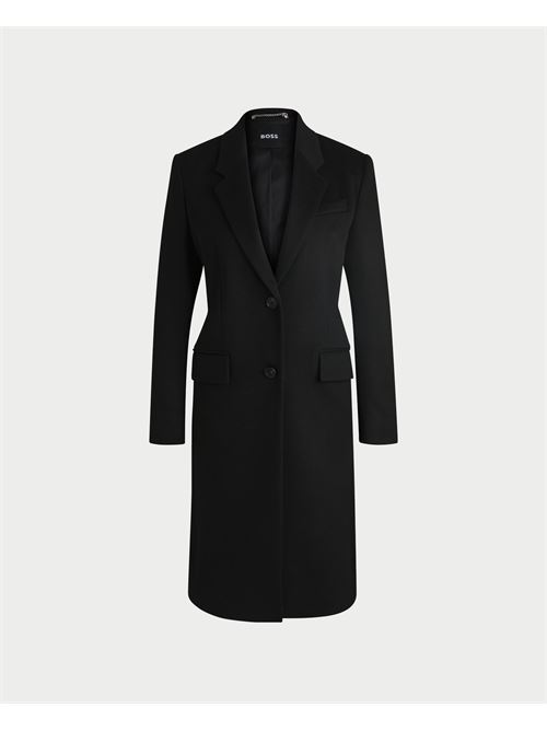 Cappotto donna slim fit Boss in lana e cashmere BOSS | 50501019001