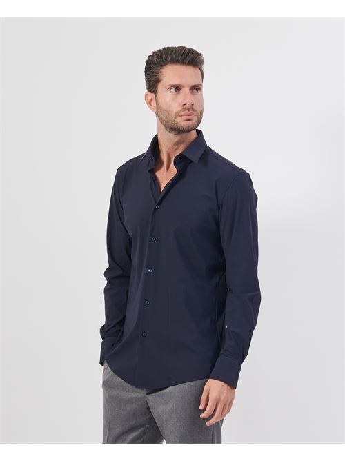 Boss men's shirt in slim fit stretch cotton