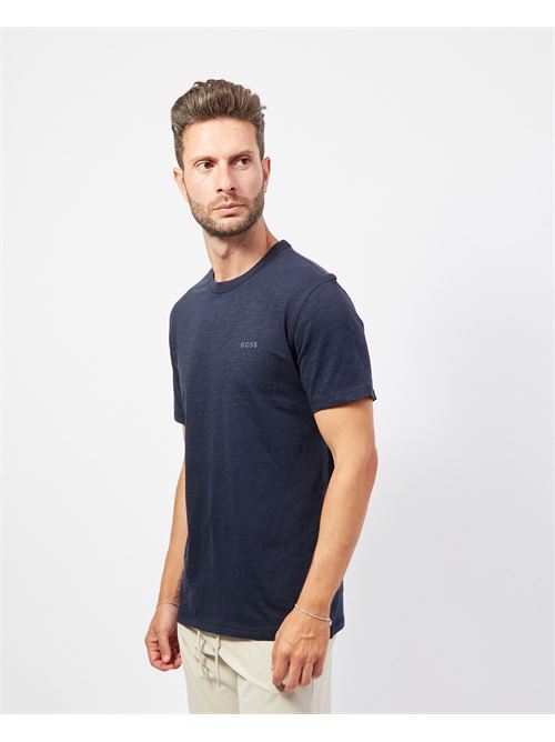 Boss crew-neck t-shirt in cotton BOSS | 50508243404