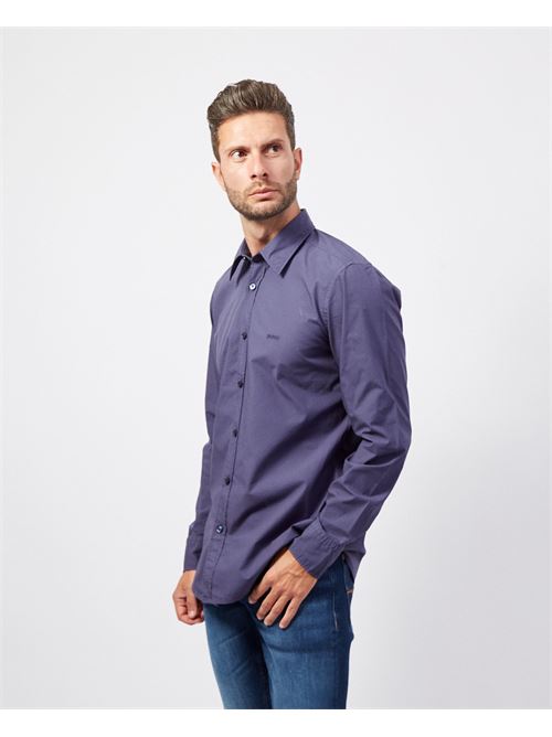 Camicia uomo Boss regular fit in popeline di cotone BOSS | 50518304418