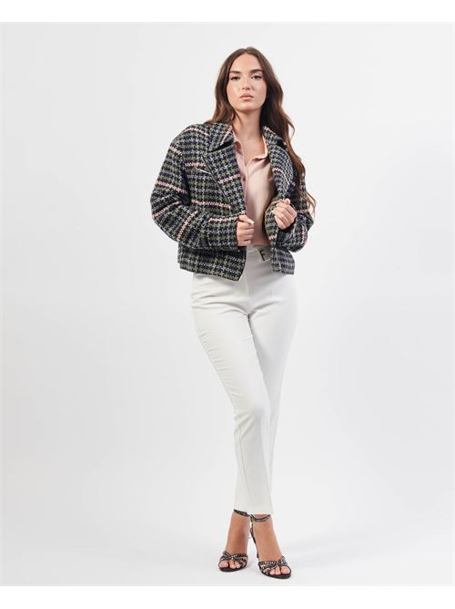 Veste femme Boss avec fermeture éclair latérale en coton BOSS | 50518584965