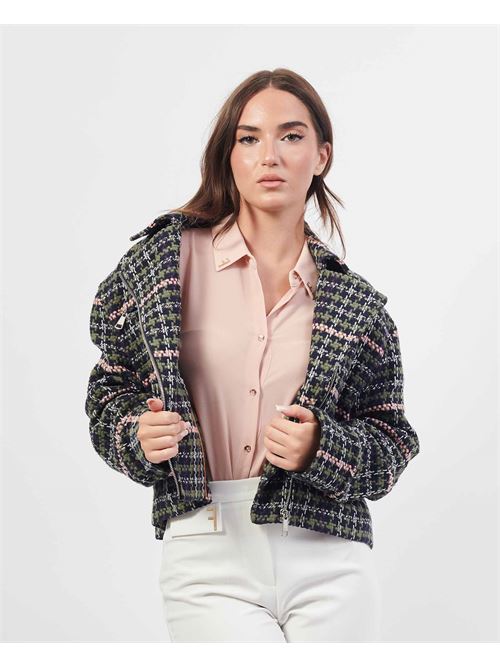 Veste femme Boss avec fermeture éclair latérale en coton BOSS | 50518584965