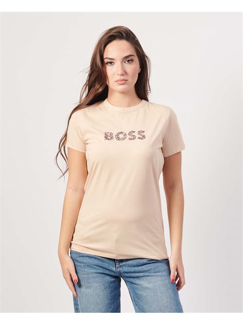 T-shirt Boss à col rond en jersey de coton BOSS | 50518854848