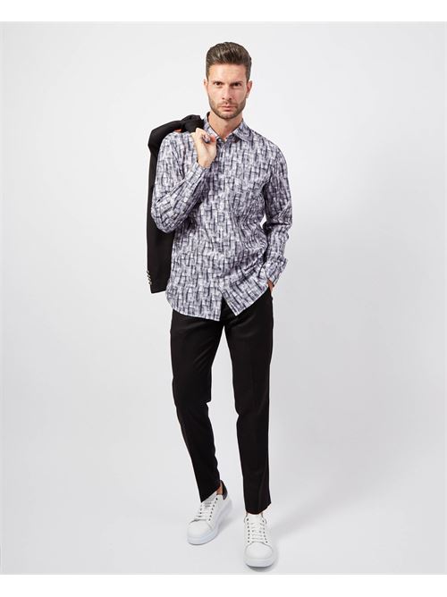 Boss men's patterned shirt with pocket