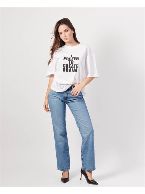 T-shirt femme Boss avec message imprimé BOSS | 50522196100