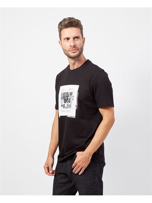 Boss T-shirt in cotton jersey with graphics BOSS | 50522638001