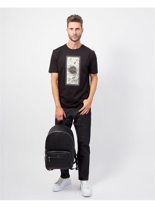 T-shirt Boss en coton pour hommes avec imprimé de la nouvelle saison BOSS | 50522640002