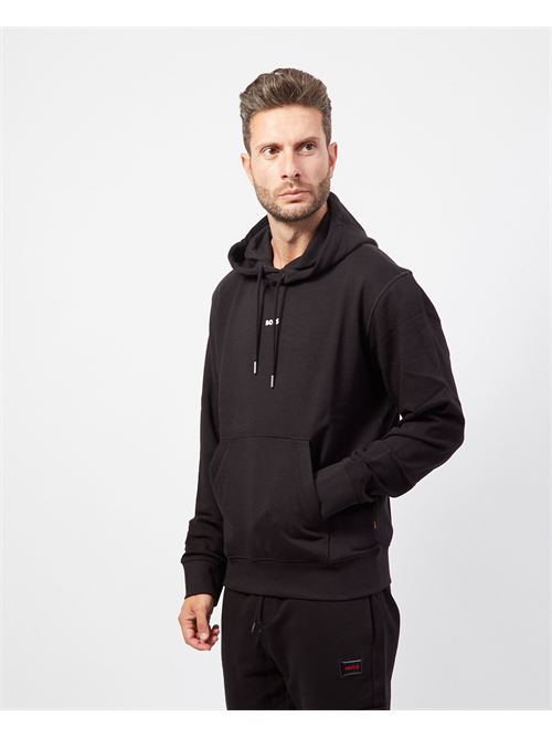 Boss Men's Cotton Hoodie with Logo BOSS | 50522641001