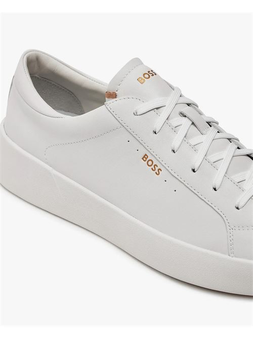 Sneakers uomo Boss in pelle con logo laterale BOSS | 50522865100