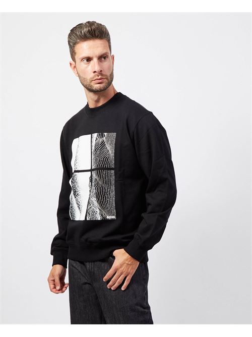 Sweat-shirt à col rond Boss pour hommes en coton BOSS | 50523075001