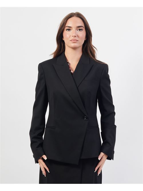 Veste femme Boss slim fit en sergé de laine mélangée BOSS | 50524019001