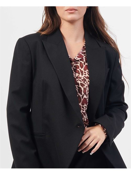 Veste femme Boss slim fit en sergé de laine mélangée BOSS | 50524019001