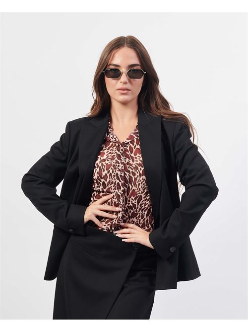 Veste femme Boss slim fit en sergé de laine mélangée BOSS | 50524019001