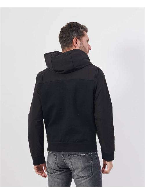 Sweat homme Boss noir entièrement zippé à capuche BOSS | 50524342001