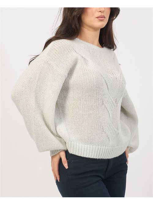 Boss women's crew neck sweater with embroidery BOSS | 50525191118