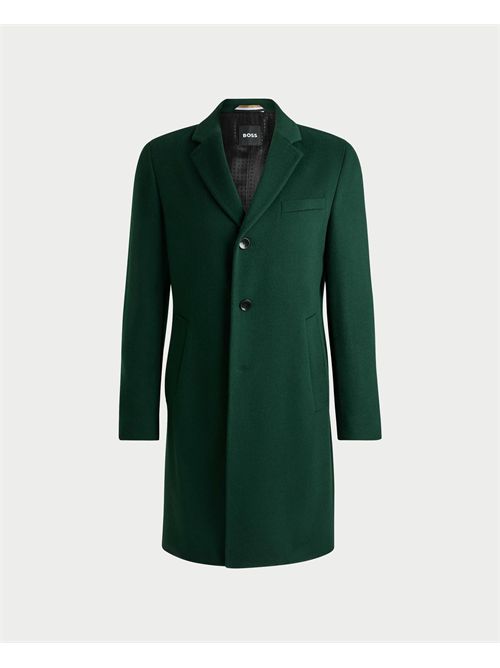 Cappotto uomo Boss in lana vergine e cashmere BOSS | 50525739385