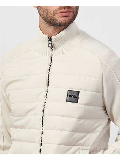 Boss men's full zip jacket in virgin wool blend BOSS | 50526835131