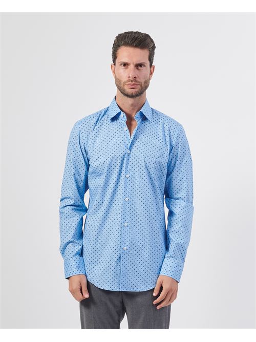 Boss shirt with all-over micro pattern BOSS | 50527217450