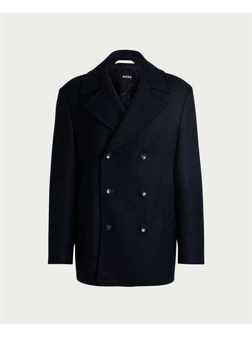 Manteau Boss ? double boutonnage en laine m?lang?e BOSS | 50527932404