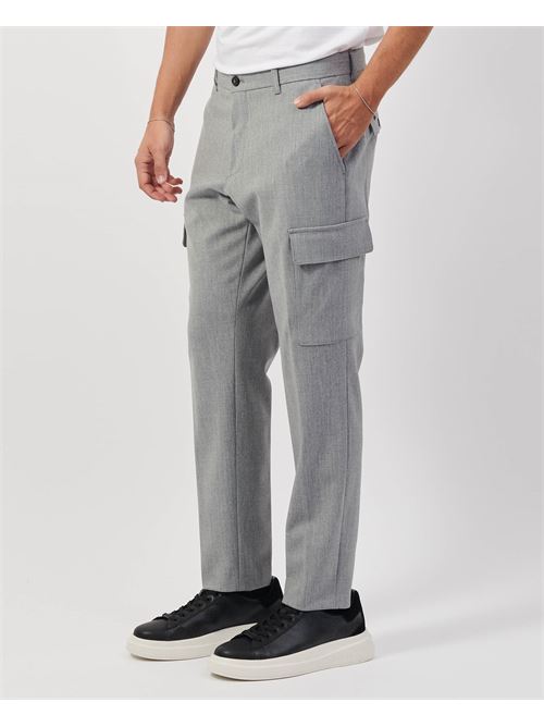 Boss relaxed fit cargo trousers in stretch fabric BOSS | 50527941030